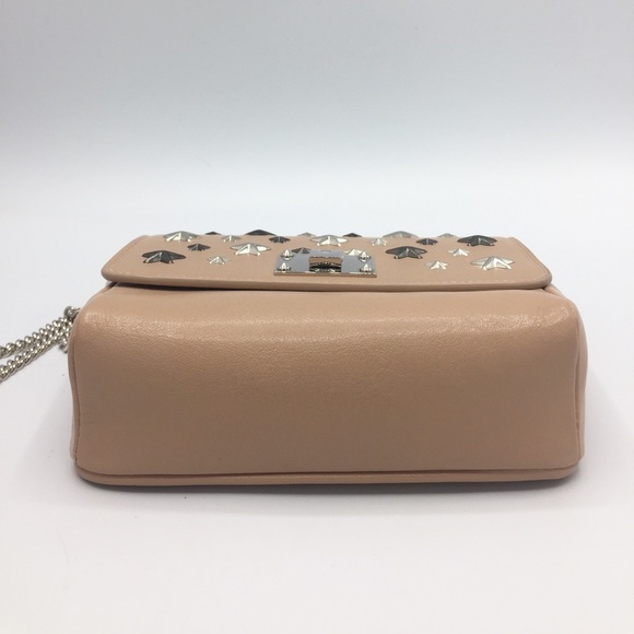 Jimmy Choo Leather Mini Metal Star Convertible Bag - Picture 8 of 16